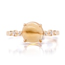 Anillo "WATER" - Oro 18k amarillo - citrino