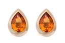 ARETES BEZEL CITRINO-PERA 3.72 18KY