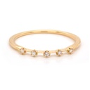 Anillo Genesis "ESTACIONES 5" - oro 18k amarillo