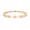 ALIANZA ESTACIONES 3B3P GVS 1.0gr. ORO AMARILLO 18K