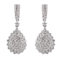 Aretes "ENCANTO" - oro 14k blanco - 1.34 ct.