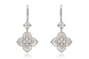 Aretes “MAGNOLIA“ - Oro 18k blanco - 1.70ct