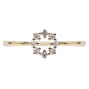 ANILLO PETTITE  STAR 8B11P VS/G  0.90 18KY