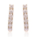 Aretes "AIR" - Oro 18k amarillo - 0.46ct