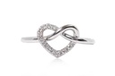 ANILLO B10P HEART KNOT HSI 2.4gr 18KW