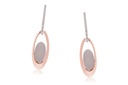 Aretes Eclipse "ELIPSE" - Oro 18k combinado