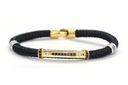 Pulsera Alesso "UOMO" - Oro 18k combinado - 20.5cm