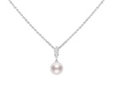 Gargantilla c/Dije MIKIMOTO 7.5MM AKOYA A+ B9P 5.4gr 18KW