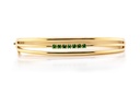 Brazalete "SUMMER FEST" - Oro 18k amarillo - tsavorita